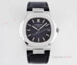 PPF V4 Swiss Replica Patek Philippe Nautilus Dark Blue Dial Stainless Steel Watch Men 